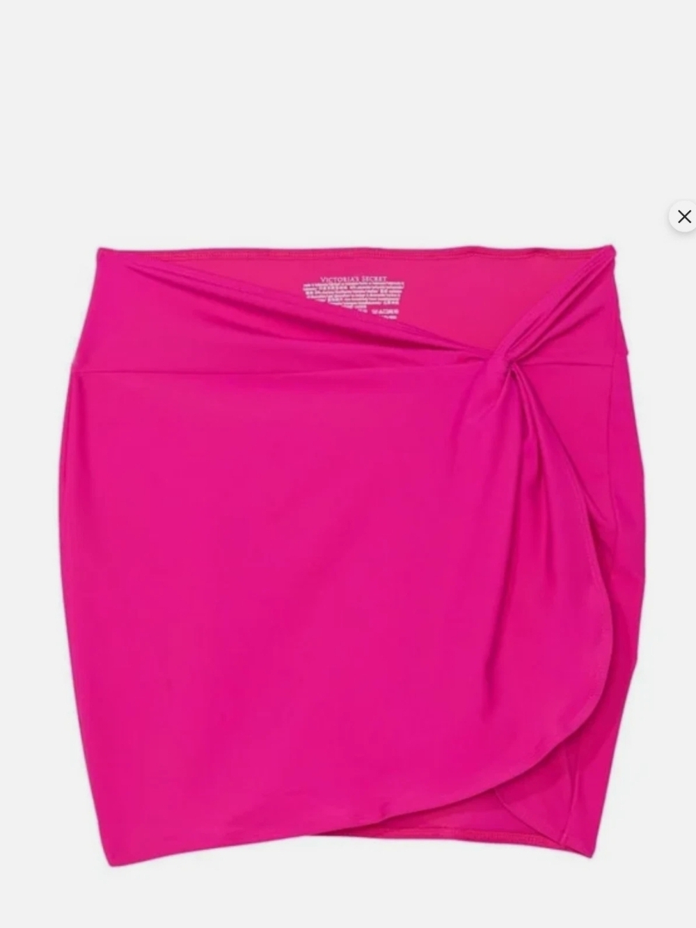 Victoria's Secret Hot Pink Mini Swim Sarong with Side Knot - Picture 4 of 5